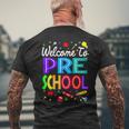 Welcome To Preschool Back To School Teachers Students Men's T-shirt Back Print Gifts for Old Men
