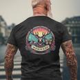 Westfest Retro Stag T-Shirt mit Rückendruck Geschenke für alte Männer