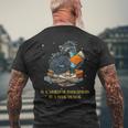 In A World Full Of Bookworms Be A Book Dragon T-Shirt mit Rückendruck Geschenke für alte Männer