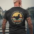 Zuhause Ist Wo Meine Hühner Sind Bauernhof Retro Huhn Henne T-Shirt mit Rückendruck Geschenke für alte Männer