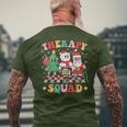 Christmas Therapy Squad Slp Ot Pt Occupational Therapy Team Men's T-shirt Back Print Gifts for Old Men