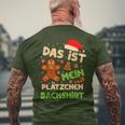 Das Ist Mein Plätzchen Back Outfit Christmas T-Shirt mit Rückendruck Geschenke für alte Männer