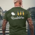 Christmas Reindeer Renbier T-Shirt mit Rückendruck Geschenke für alte Männer