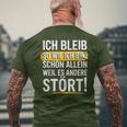 Christmas Ich Bleib So Wie Ich Bin Bin Ich Bleib T-Shirt mit Rückendruck Geschenke für alte Männer