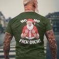 Ho Ho Fick Dich Christmas I Anti Christmas T-Shirt mit Rückendruck Geschenke für alte Männer