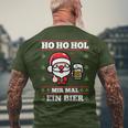 Ho Ho Hol Mir Mal Ein Bier Ugly Christmas S T-Shirt mit Rückendruck Geschenke für alte Männer