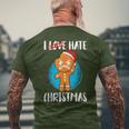 Ich Hasse Christmas Cookie Fun Christmas T-Shirt mit Rückendruck Geschenke für alte Männer