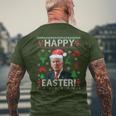 Joe Biden Ugly Christmas Sweater Biden Christmas Sweater Men's T-shirt Back Print Gifts for Old Men