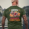 Merry Glühwein Christmas Feuerzangenpunch Christmas Market T-Shirt mit Rückendruck Geschenke für alte Männer