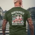 North Pole Book Club Hot Cocoa Bookworms Christmas Men's T-shirt Back Print Gifts for Old Men North Pole Book Club Hot Cocoa Bookworms Christmas Men's T-shirt Back Print Gifts for Old Men