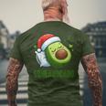 Schlavocado Official Pyjamas Sleep Avocado Christmas T-Shirt mit Rückendruck Geschenke für alte Männer