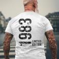 41° Compleanno 41 Uomo Donna Anni 1983 Regalo T-shirt da uomo con stampa posteriore Regalos para ancianos