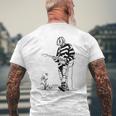 90S Grunge Legend Sketch Alternative Rock Guitarist Vocalist Men's T-shirt Back Print Gifts for Old Men