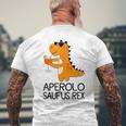 Aperollin' Aperolo Saufus Rex Summer Drinks T-Shirt mit Rückendruck Geschenke für alte Männer