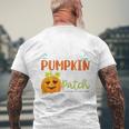 Auntie Of The Cutest Pumpkin In The Patch Halloween Pumpkins Men's T-shirt Back Print Gifts for Old Men