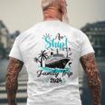 Aw Ship It's A Family Trip 2024 Family Cruise Vacation Men's T-shirt Back Print Gifts for Old Men
