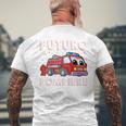 Bambino Pompiere Camion Pompieri Regalo Ragazzi Pompiere T-shirt da uomo con stampa posteriore Regalos para ancianos