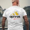 Bier Apivas Lustiges Russisches T-Shirt mit Rückendruck Geschenke für alte Männer