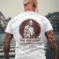 Big Lebowski Distressed Dude Abides Stamp T-shirt da uomo con stampa posteriore Regalos para ancianos