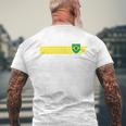 Brazil Seleção Fan Jersey Blue T-Shirt mit Rückendruck Geschenke für alte Männer