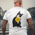 Camicia Per Gatti Regalo Per Gatti Con Gattini E Girasole T-shirt da uomo con stampa posteriore Regalos para ancianos