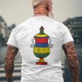 Carta Briscola Asso Di Coppe T-shirt da uomo con stampa posteriore Regalos para ancianos