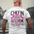 Chefin Wir Habenersucht Für Dich Geschenk Zu Finden T-Shirt mit Rückendruck Geschenke für alte Männer