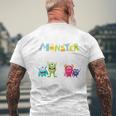 Children's 2Nd Birthday Ich Bin Schon 2 Jahre Junge Kleine Monster T-Shirt mit Rückendruck Geschenke für alte Männer