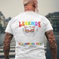 Children's Eine Legendeerlässt Das Gelände Kita Abgänger 2024 Cat T-Shirt mit Rückendruck Geschenke für alte Männer