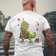 Children's Geburtstags 4 Jahre Junge Dinosaurier Dino Ich Bin 4 T-Shirt mit Rückendruck Geschenke für alte Männer