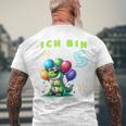 Children's Ich Bin 5 Jahre Alt Dino 5Th Birthday T-Shirt mit Rückendruck Geschenke für alte Männer