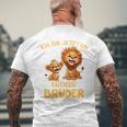 Children's Ich Bin Jetzt Ein Großer Bruder Löwen Motif T-Shirt mit Rückendruck Geschenke für alte Männer