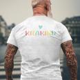 Children's Ich Bin Jetzt Ein Kita Kinder 2024 T-Shirt mit Rückendruck Geschenke für alte Männer