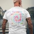 Children's Tschüss Kindergarten Hello School 2024 Kita-Absolve T-Shirt mit Rückendruck Geschenke für alte Männer