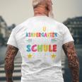 Children's Tschüss Kindergarten Hello School 2024 Kita-Absolve T-Shirt mit Rückendruck Geschenke für alte Männer