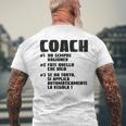 Coach 1 Ho Sempre Ragione Divertente Allenatore T-shirt da uomo con stampa posteriore Regalos para ancianos