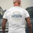 Colombia Retro Styleintage Cartagena T-Shirt mit Rückendruck Geschenke für alte Männer