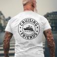 Cruise Retrointage Cruise Ship Friends T-Shirt mit Rückendruck Geschenke für alte Männer