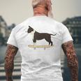Divertente Skateboarding Pitbull Pit Puppy Regalo T-shirt da uomo con stampa posteriore Regalos para ancianos