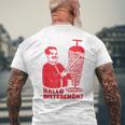 Döner Kebab Dönerladen Hallo Bitteschön T-Shirt mit Rückendruck Geschenke für alte Männer