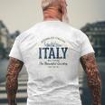 Donna Italia Stile Retròintage Italia Con Collo A T-shirt da uomo con stampa posteriore Regalos para ancianos