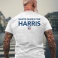 Dudes For Harris 2024 T-Shirt mit Rückendruck Geschenke für alte Männer