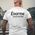Énorme Comme Ma Humour Audacieux Ami Message Drôle T-shirt imprimé au dos Cadeaux pour les vieillards