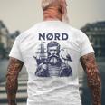 Fischer Mit Seagull Nord Sailor Captain T-Shirt mit Rückendruck Geschenke für alte Männer