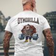Fitness Gorilla Gorilla Deadlift Allenamento Allenamento T-shirt da uomo con stampa posteriore Regalos para ancianos