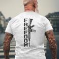 Freedom Camouflage Pro Gun 2° Emendamento Ar15 Sul Diretto T-shirt da uomo con stampa posteriore Regalos para ancianos