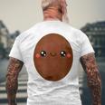 Kawaii Avocado Pregnancy Halloween Costume Women's Men's T-shirt Back Print Gifts for Old Men