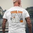 Ghoul Dad Halloween Ghost Spooky Season Retro Daddy Men's T-shirt Back Print Gifts for Old Men