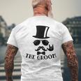 The Groom Bachelor Party Groomsmen T-shirt da uomo con stampa posteriore Regalos para ancianos
