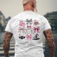 Halloween Costume Ghost Boo Coquette Bow Men's T-shirt Back Print Gifts for Old Men
